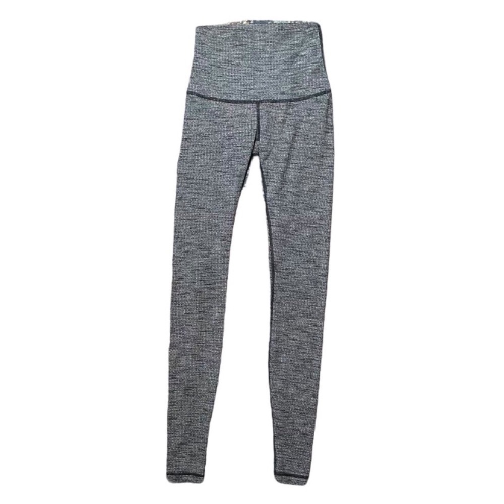 Lululemon Wunder Under Leggings Gray Size 2 - Picture 2 of 5